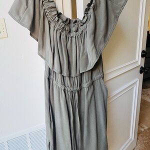 Elegant BCBG Off-ShoulderDress